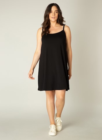 BASE LEVEL CURVY Summer Dress 'Alissa' in Black