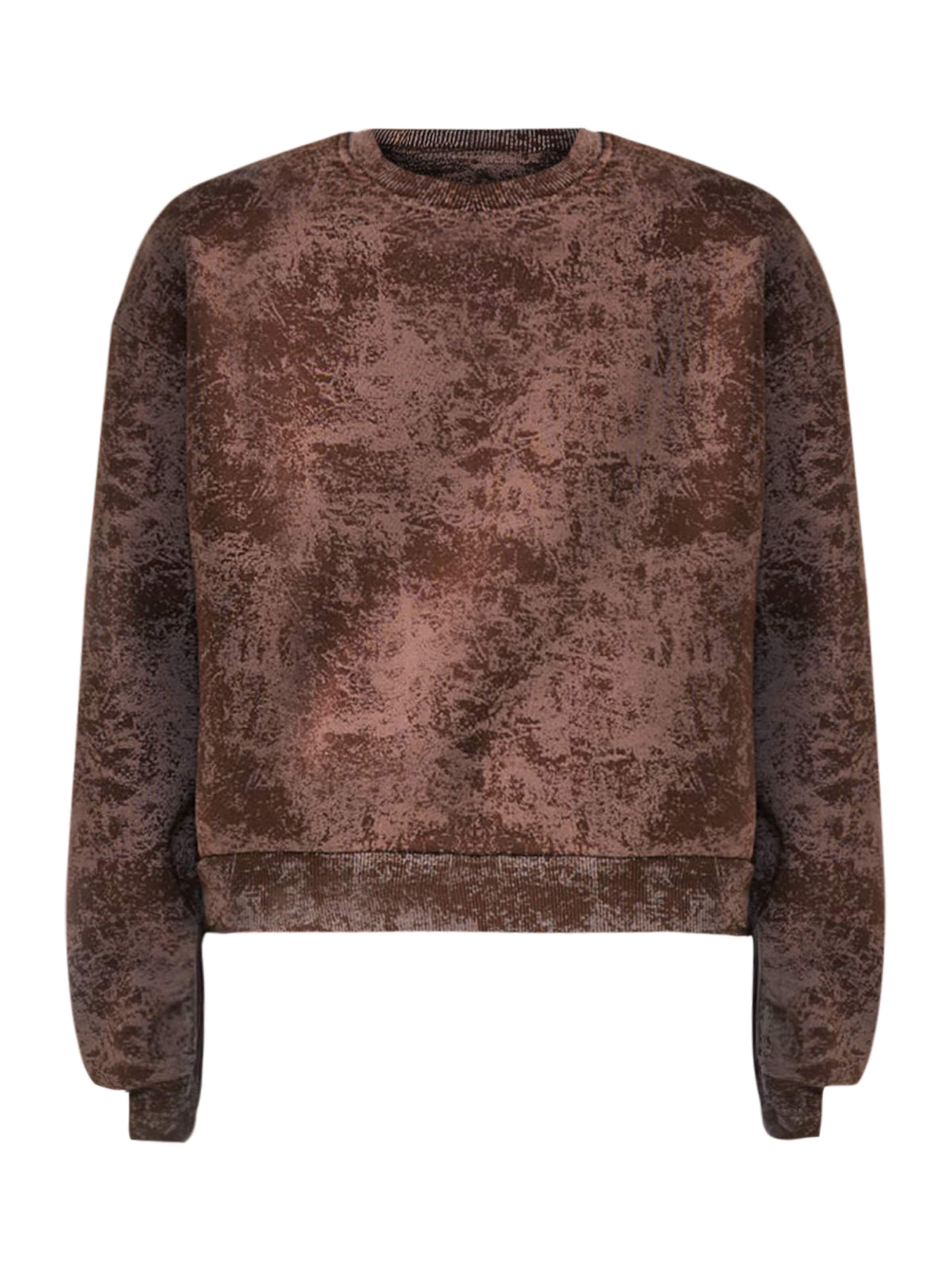 No Matter What Sweatshirt in Brown: front