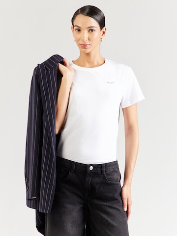 T-shirt Marc O'Polo en blanc : devant