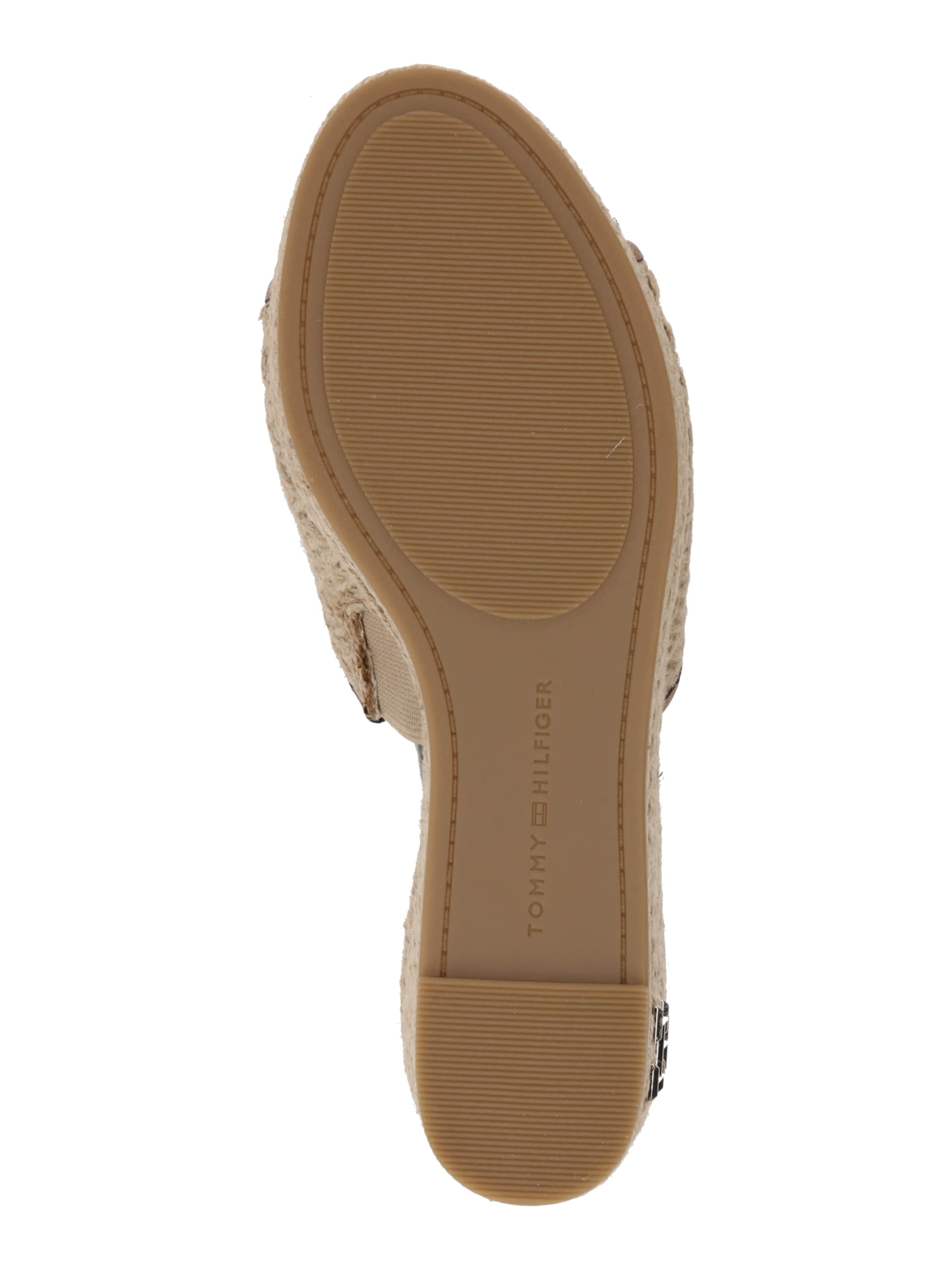 TOMMY HILFIGER Pantolette i beige