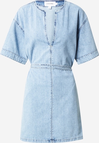 Robe FRAME en bleu : devant