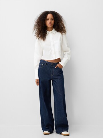 Bershka Blouse in White