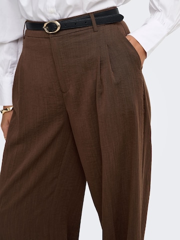 JDY Wide Leg Bukser 'JDYRiver' i brun