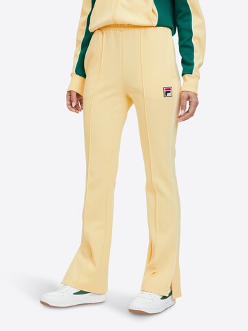 FILA Flared Pants 'LAIBEN' in Yellow