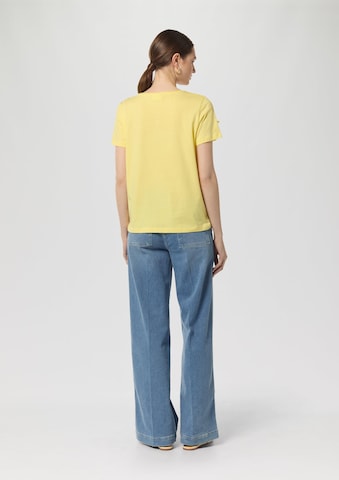 T-shirt comma casual identity en jaune : derrière