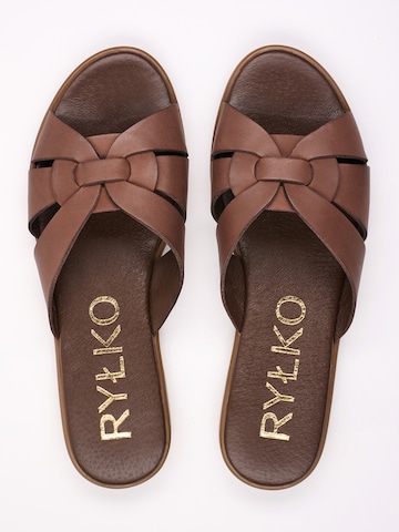 Mule RYŁKO en marron