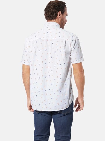 BABISTA Regular fit Button Up Shirt 'Alarin' in White