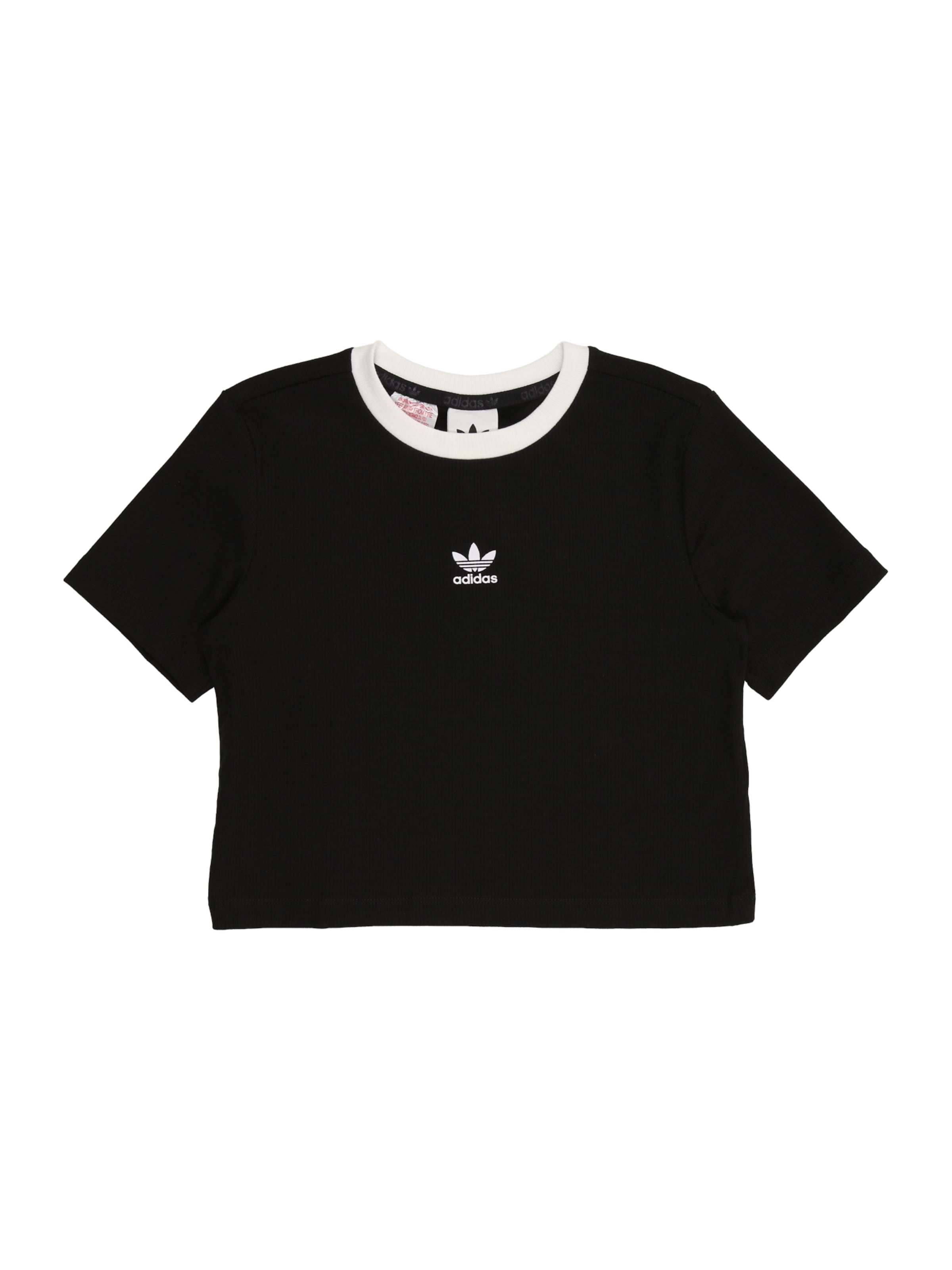 ADIDAS ORIGINALS Póló - fekete: elől