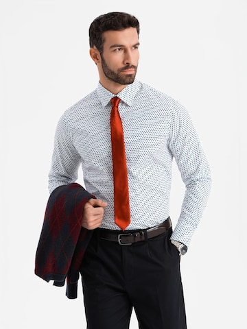 Ombre Regular fit Button Up Shirt 'OM-SHCS-0140' in White: front