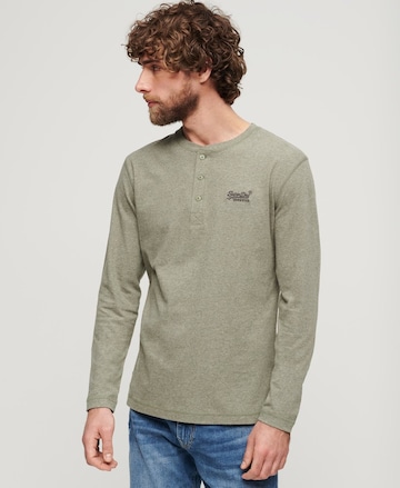 Superdry Shirt in Groen: voorkant