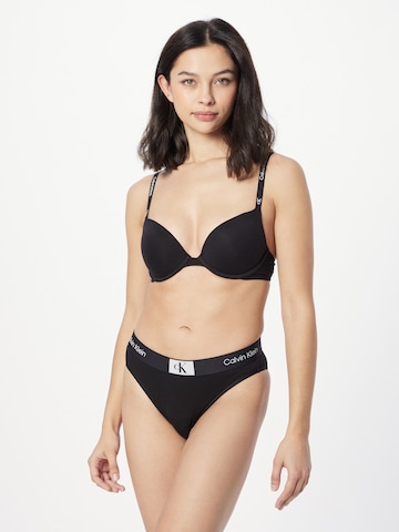 Calvin Klein Underwear Push-up Podprsenka – černá