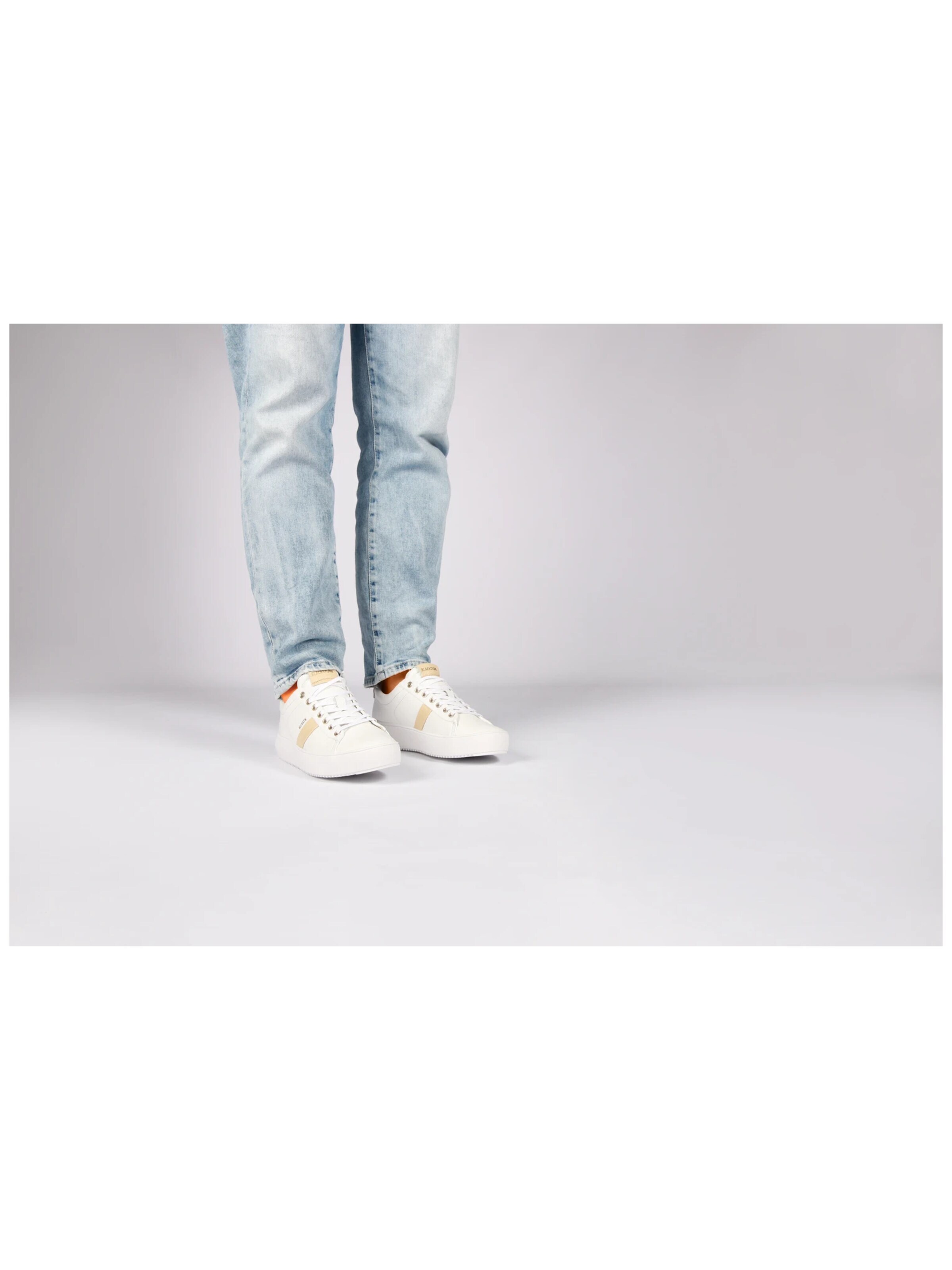 BLACKSTONE Platform trainers 'RYDER' in White