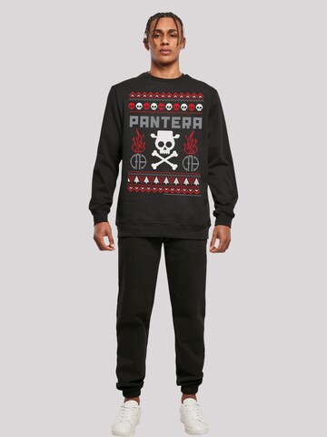 Sweat-shirt 'Pantera Weihnachten Christmas' F4NT4STIC en noir