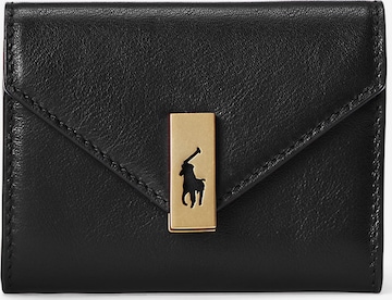 Porte-monnaies Polo Ralph Lauren en noir : devant