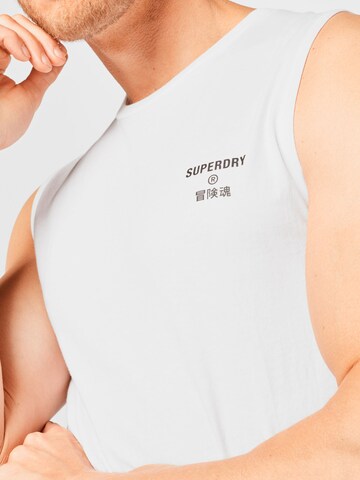 Superdry Sportshirt in Weiß