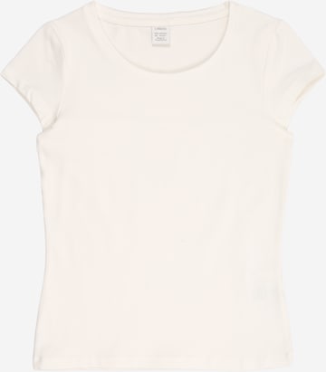 T-Shirt Lindex en blanc : devant