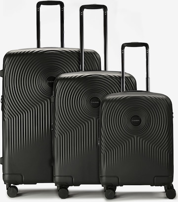 Gabol Suitcase Set 'Radar' in Black: front