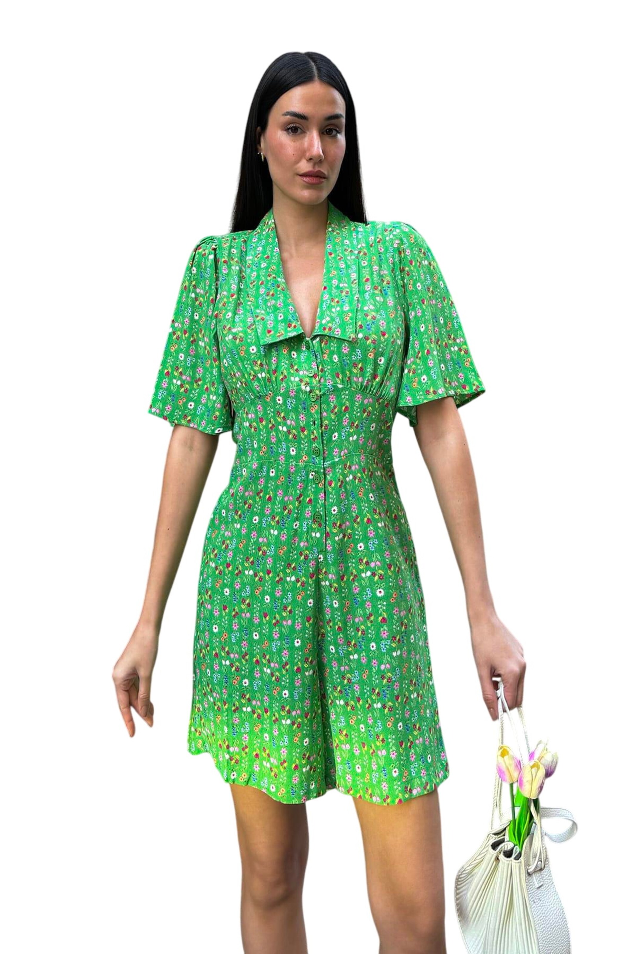 For You Moda Dress in Green