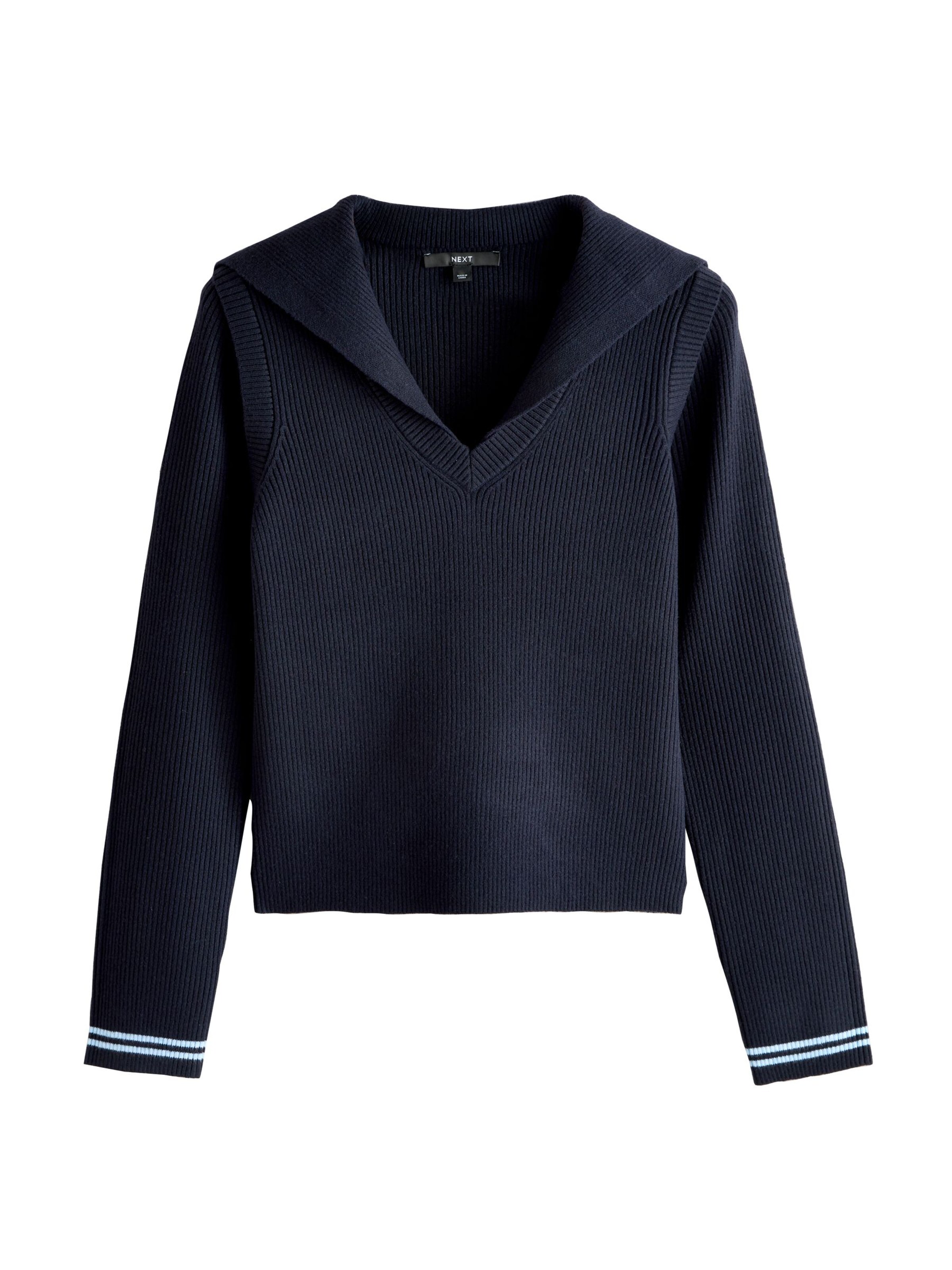 Next Sweater in Blue: front
