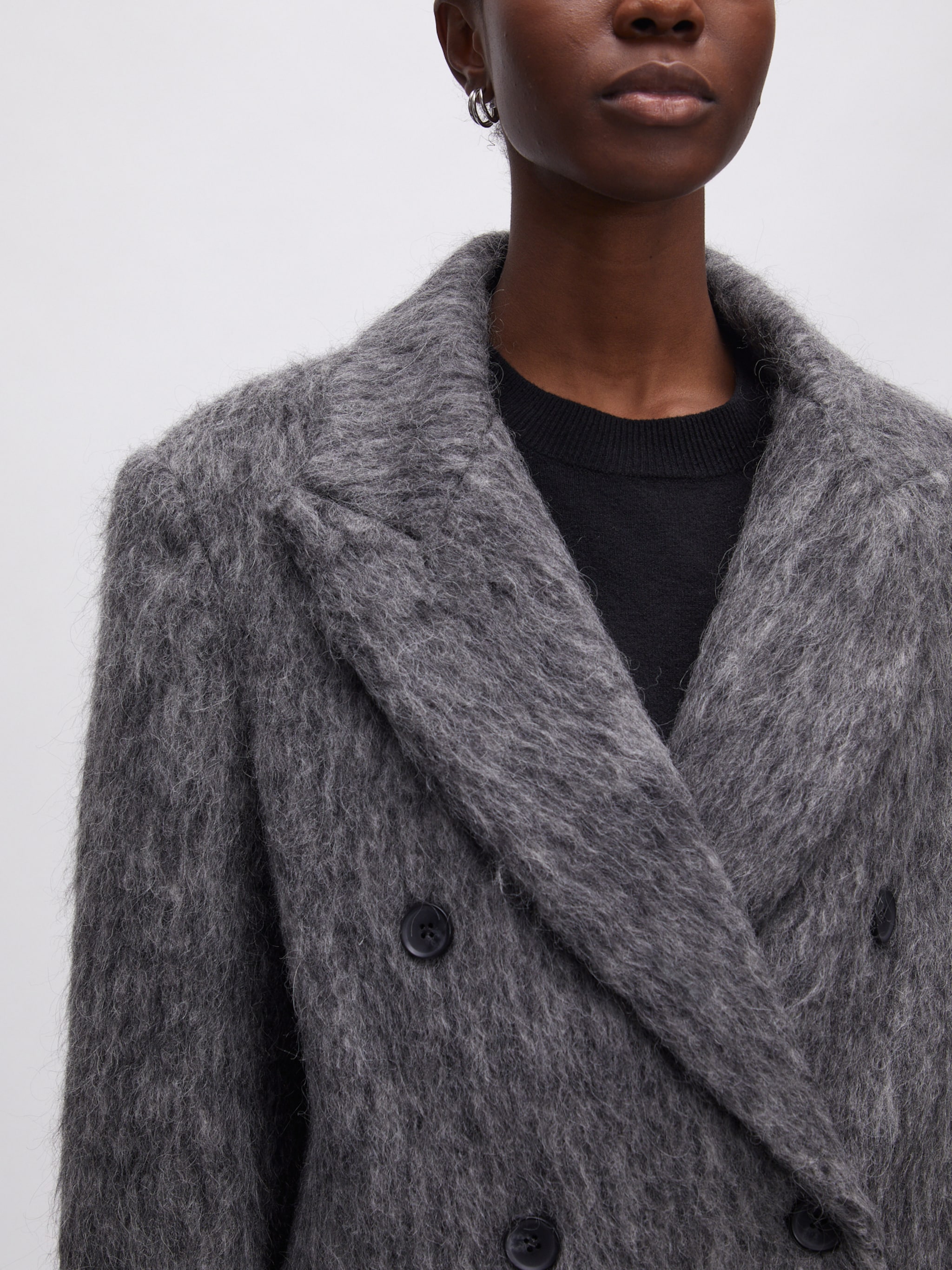 EDITED Produkte Oversize Blazer 'Teena' grau