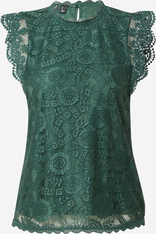 PIECES - Blusa 'Olline' en verde: frente