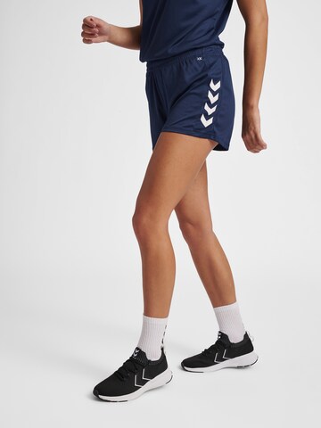 Hummel Regular Sports trousers in Blue: front