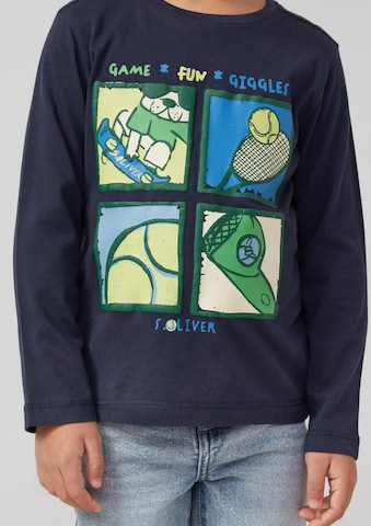T-Shirt s.Oliver en bleu