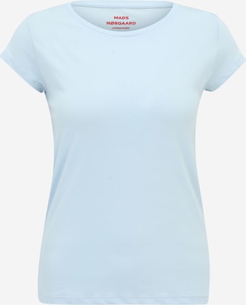 MADS NORGAARD COPENHAGEN Shirt 'Teasy' in Blue: front