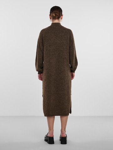 Y.A.S Knitted dress 'Balis ' in Brown