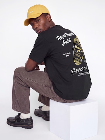 JACK & JONESMajica 'JORVINTAGE AMERICAN SUMMER' - crna boja