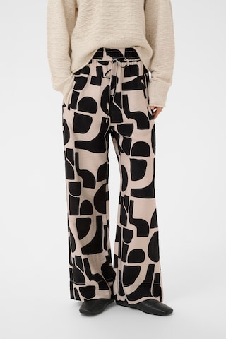 InWear Loose fit Trousers in Black: front