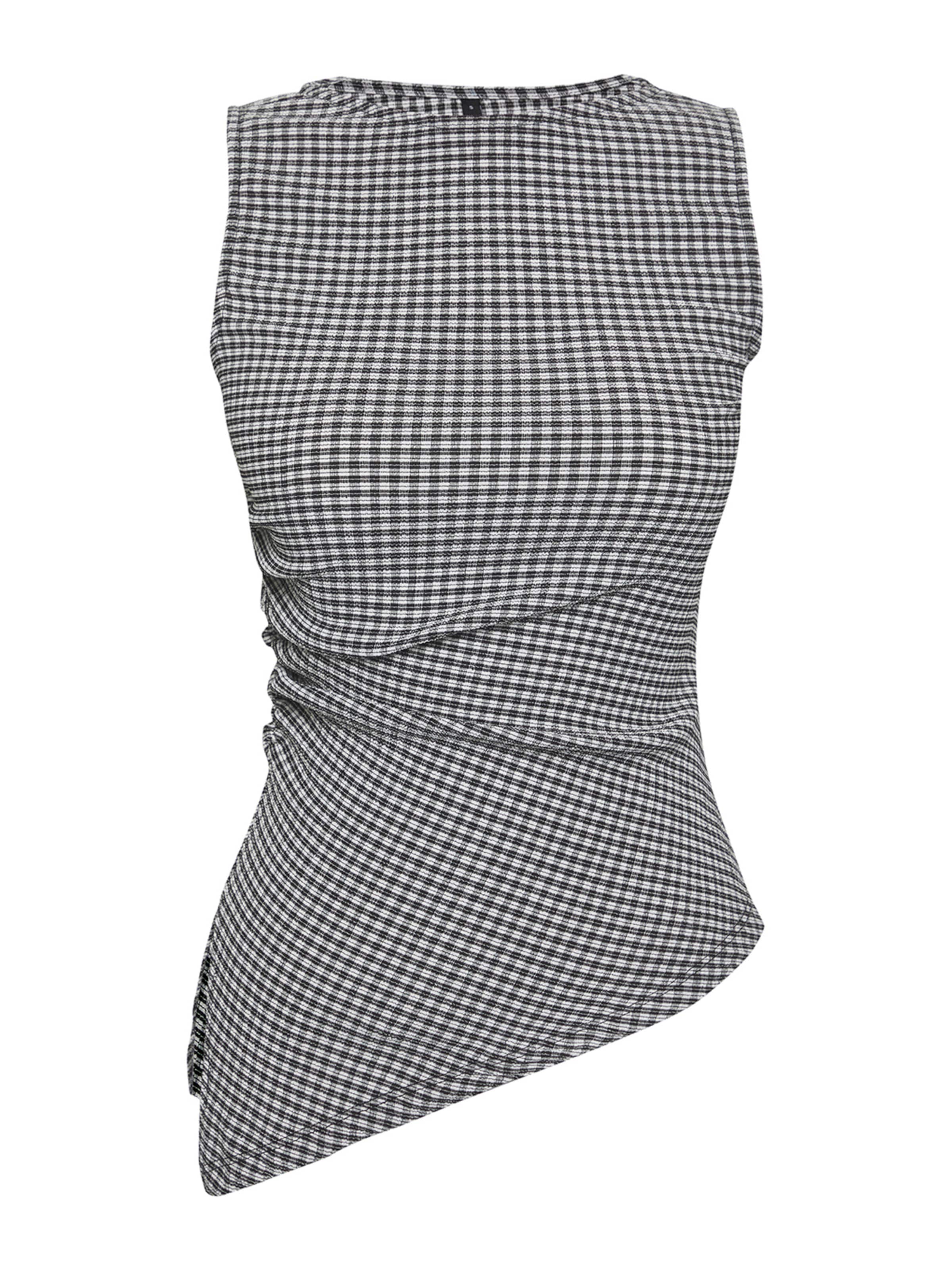 Top di Trendyol in nero: frontale