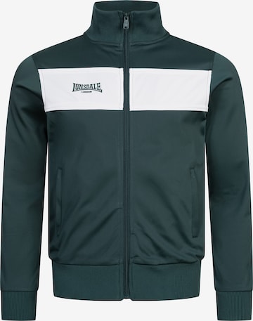 LONSDALE Суичъри с качулка 'Alnwick' в зелено: отпред