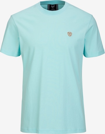 T-Shirt 'RAFAEL' 19V69 ITALIA en bleu : devant