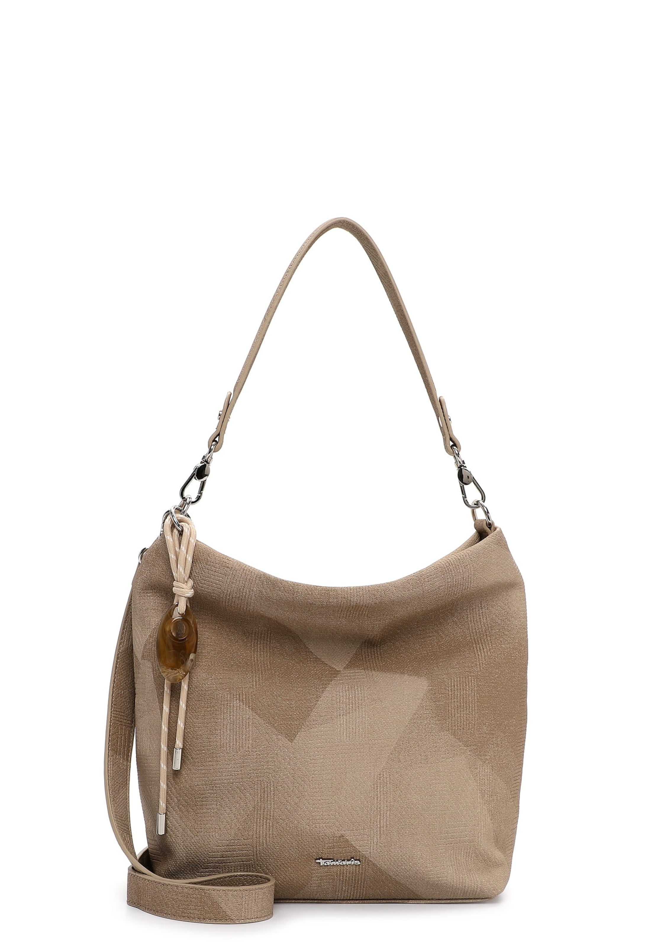 Tamaris Schultertasche 'Karen' in Beige: Vorderseite