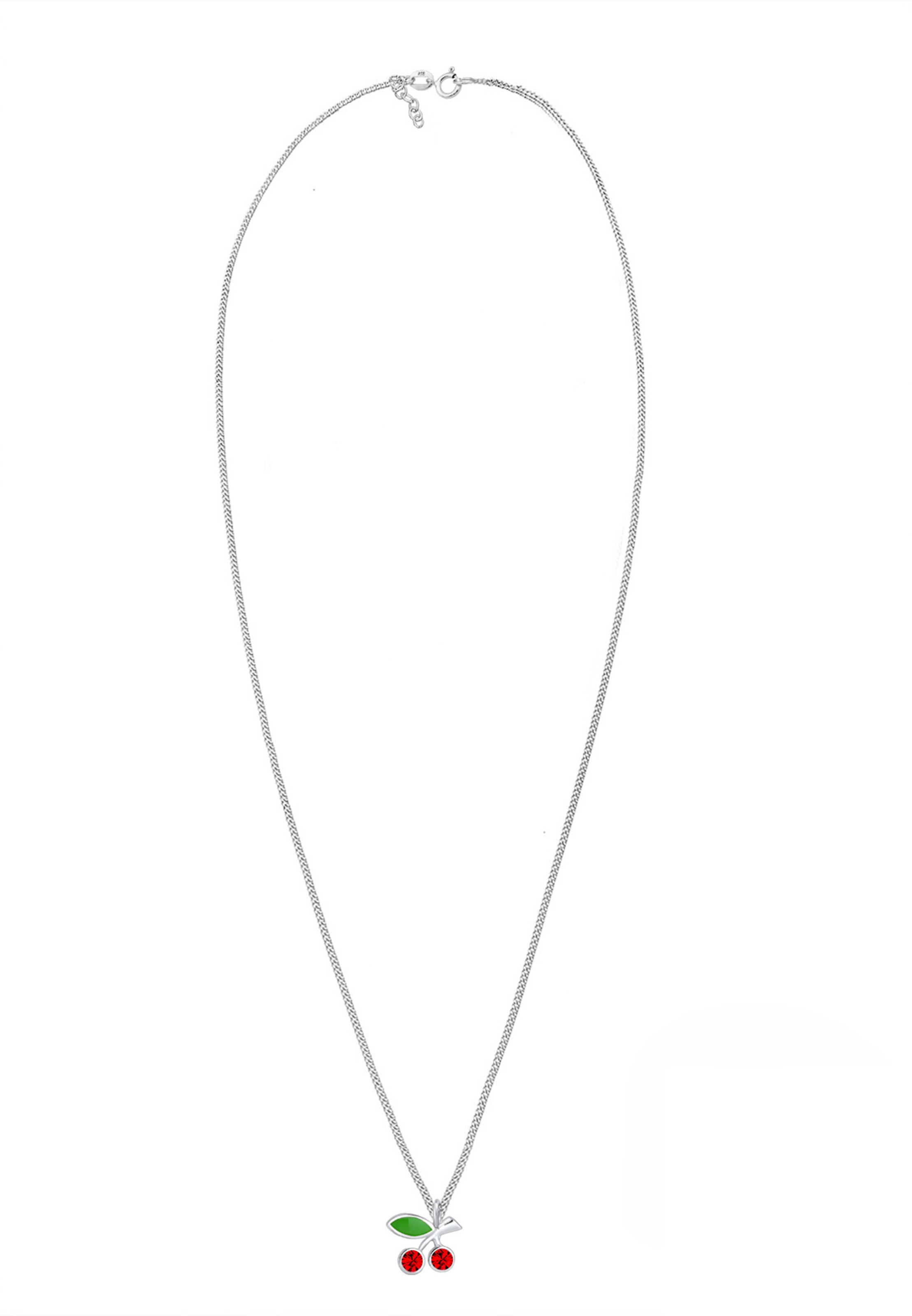 ELLI Halskette Kirsche in Silber