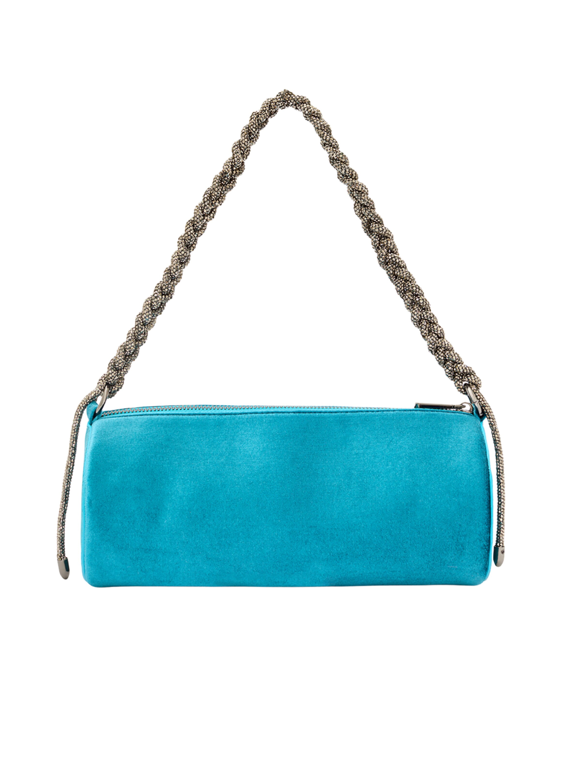 Borsa a spalla 'LOUISE' di NALì in blu: frontale