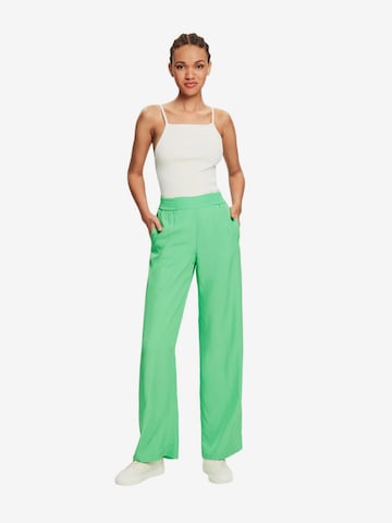 Wide Leg Pantalon ESPRIT en vert