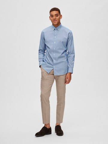 SELECTED HOMME Slim fit Zakelijk overhemd in Blauw