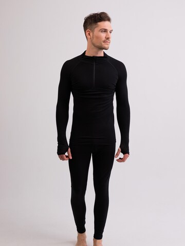 CASH-MERE.CH Functioneel shirt in Zwart