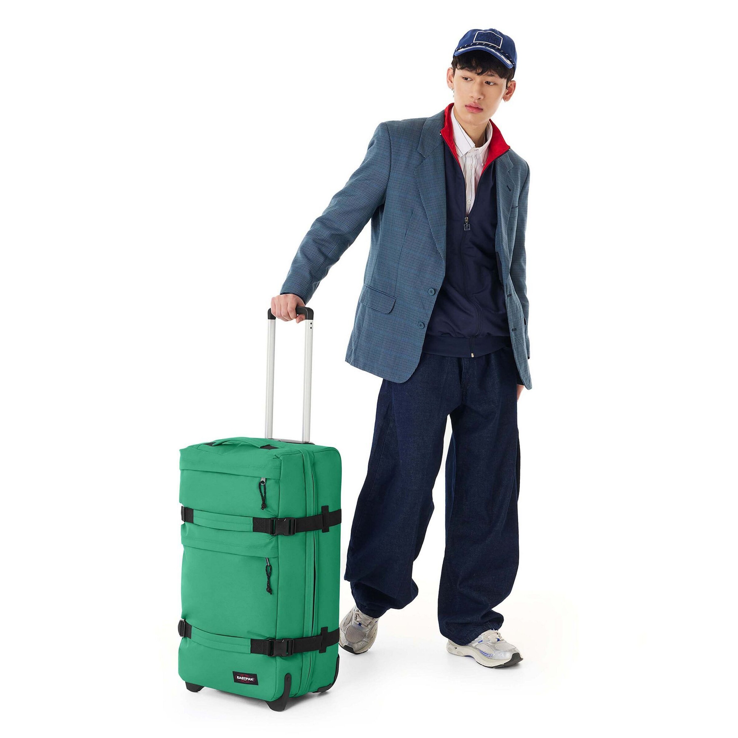EASTPAK Trolley 'Transit'R' in Groen: voorkant