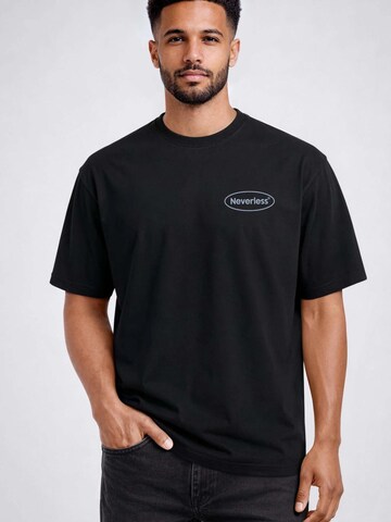 Neverless Shirt 'Growth and Gratitude' in Black