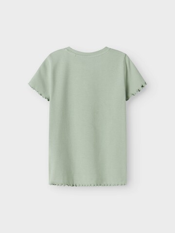 Maglietta 'NMFVIVEMMA' di NAME IT in verde