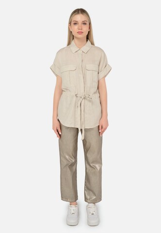 FRESHLIONS Blouse 'Zoey' in Beige