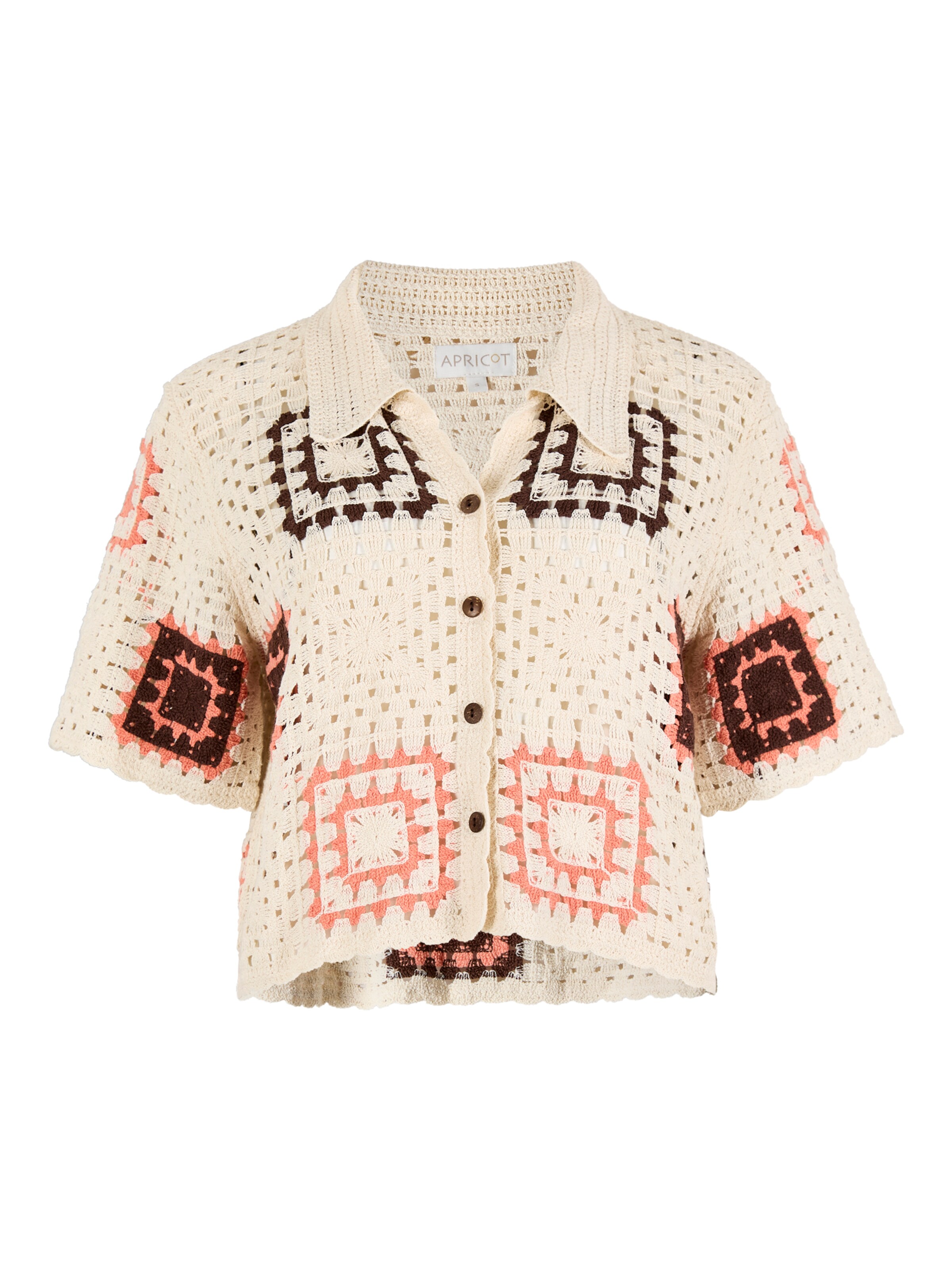 Chemisier ' ' Apricot en rose : devant