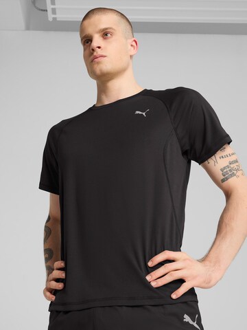 PUMA Performance Shirt 'Run Velocity' in Black: front
