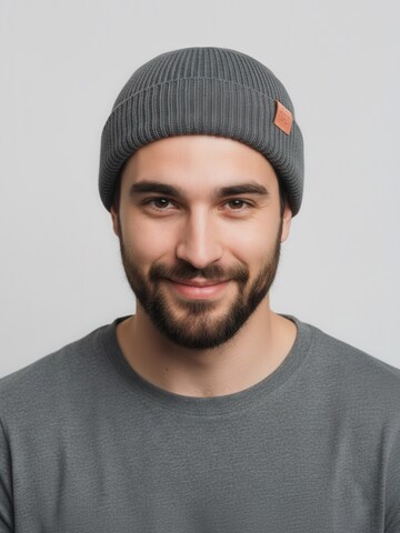 Manufaktur13 Beanie 'Fishermans' in Grey: front