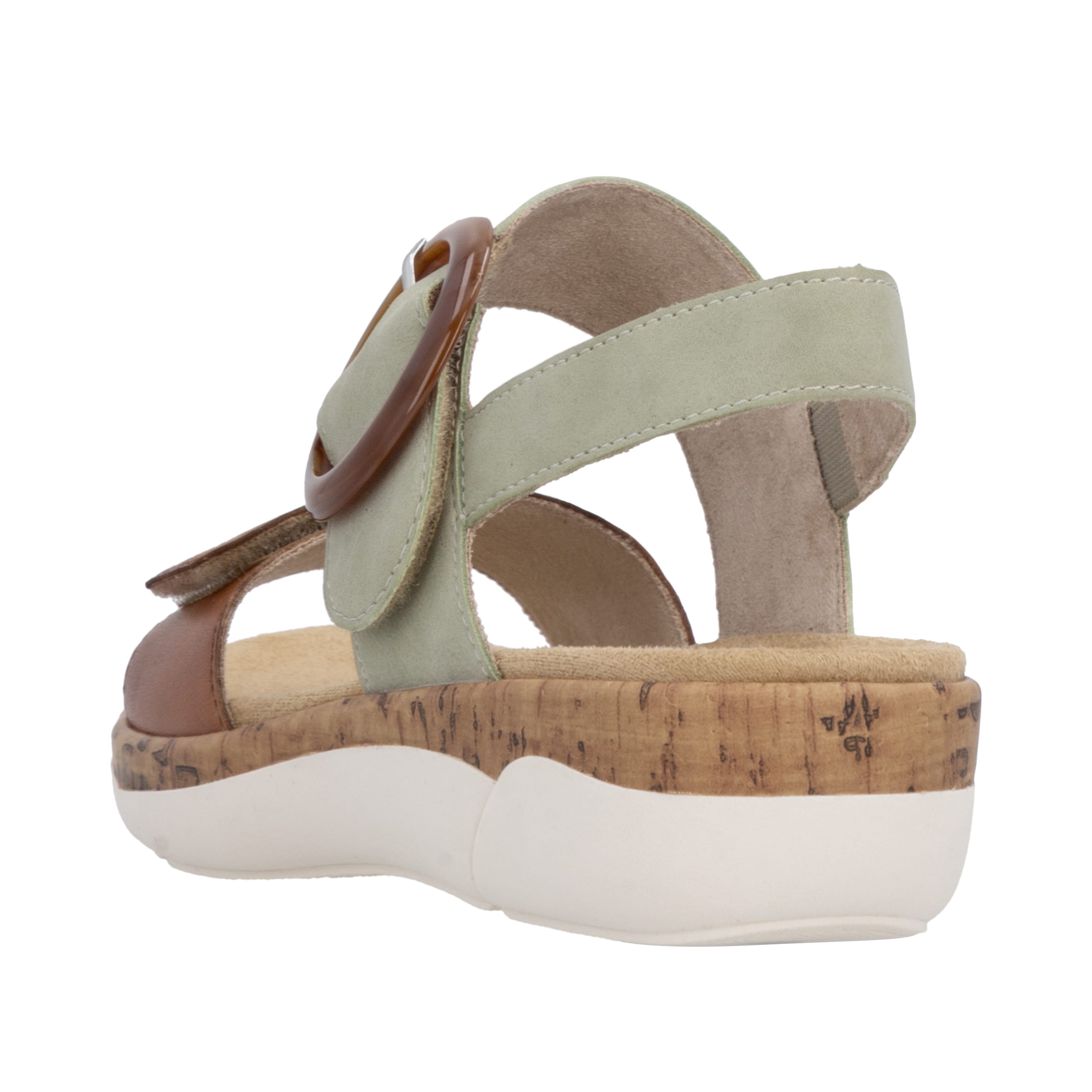 REMONTE Strap sandal 'R6853' in Brown