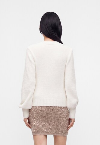 GUESS - Jersey 'JAYCEE' en blanco
