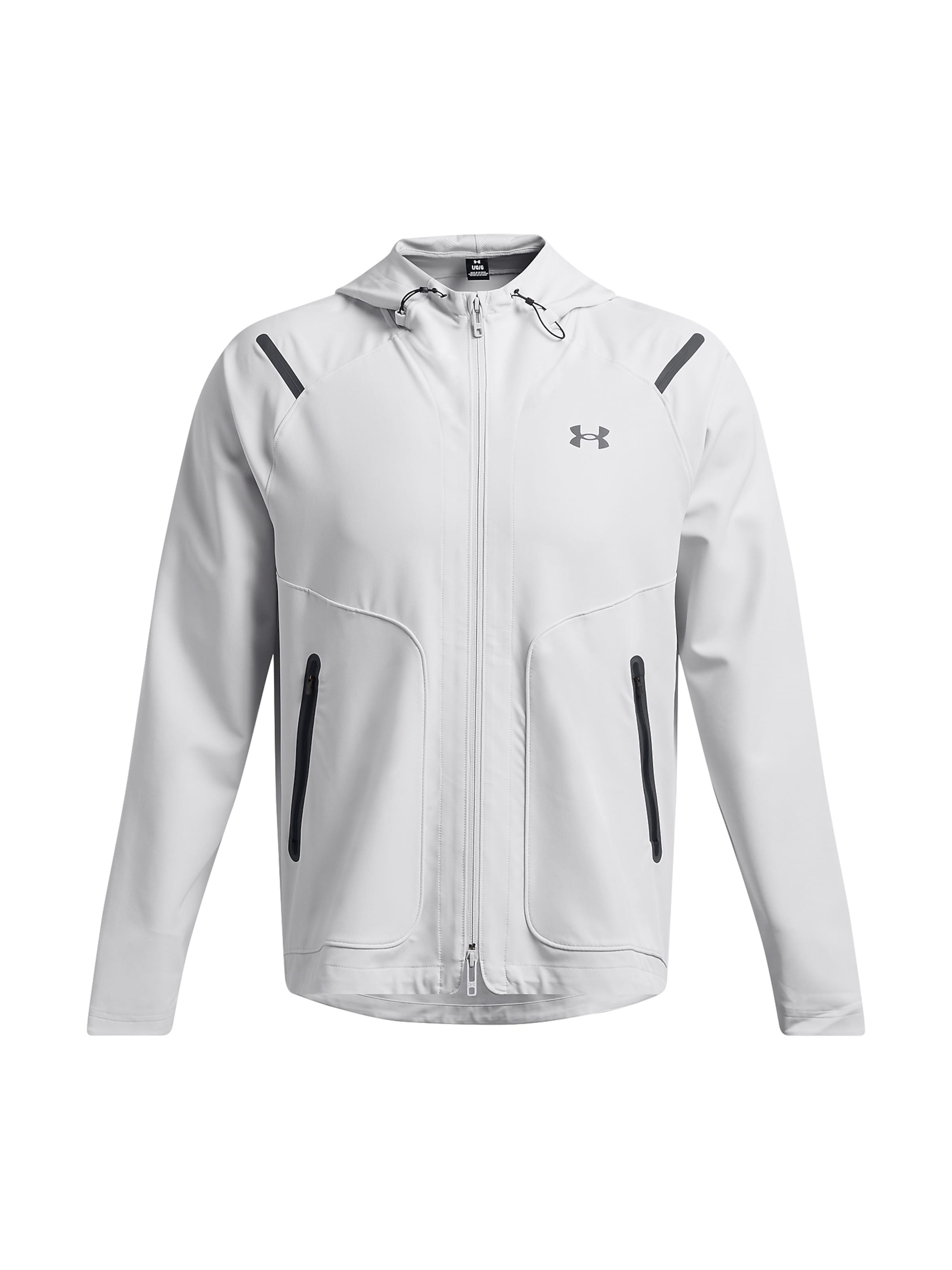 UNDER ARMOUR Funkční bunda 'Unstoppable' – šedá: přední strana